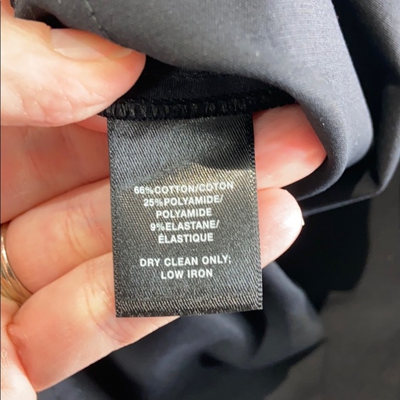 Lafayette 148 Black Short Sleeve Archie Zip Dress - Picture 7 of 7